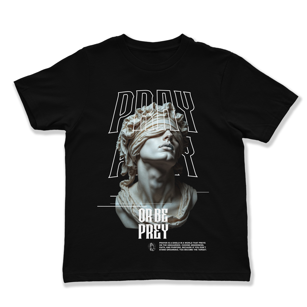Pray-tshirt-front-black-1